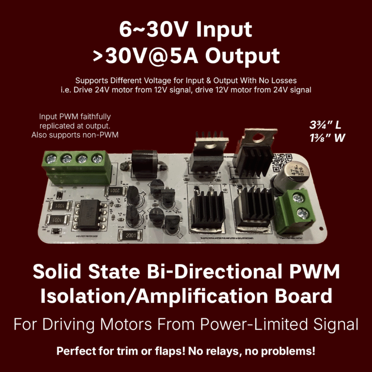 V8 Bi-Directional PWM Amp Board